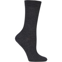 1 Pair Classic Merino Wool Ribbed Socks 4 7