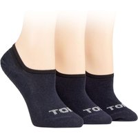 3 Pair SOCKSHOP 100% Recycled Plain Cotton High Cut Ped Socks 4 8