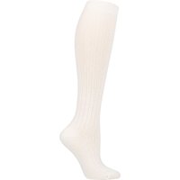 1 Pair 85% Cashmere Rib Knee High Winter