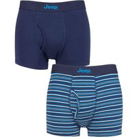 2 Pack Plain Striped Cotton Keyhole Trunks Stripe