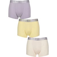 3 Pack Cotton Pastel Trunks Pastel M