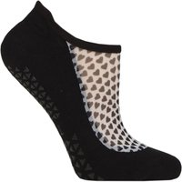 1 Pair Maddie Organic Cotton Sheer Top Yoga Socks Grip Follow Your Heart 6 8.5