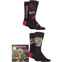 Iron Maiden 4 Pair Exclusive to Gift Boxed Cotton Socks 12 14 UK Shoe