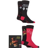 Alice Cooper 4 Pair Exclusive to Gift Boxed Cotton Socks 12 14 UK Shoe