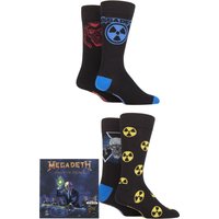 Megadeth 4 Pair Exclusive to Gift Boxed Cotton Socks 6 11 UK Shoe