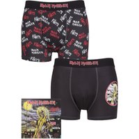Iron Maiden 2 Pack Exclusive to Gift Boxed Boxer Shorts Large