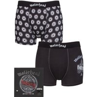 Motorhead 2 Pack Exclusive to Gift Boxed Boxer Shorts Medium