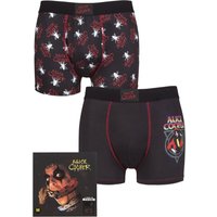 Alice Cooper 2 Pack Exclusive to Gift Boxed Boxer Shorts Small