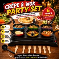 Crêpe & Wok Party Set