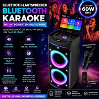 Bluetooth-Karaoke-Lautsprecher mit integriertem Bildschirm