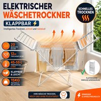 Faltbarer elektrischer Wäschetrockner