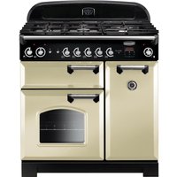 Rangemaster 116730 90cm Wide Classic Gas Range Cooker in Cream with Ch