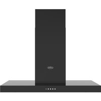 Belling 444411666 110cm COOKCENTRE T Shaped Chimney Hood in Black 3 Fa
