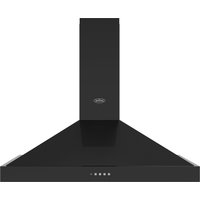 Belling 444411675 110cm FARMHOUSE Pyramid Chimney Hood in Black 3 Fan
