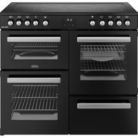 Belling 444411797 100cm Wide Cookcentre Ceramic Range Cooker in Black