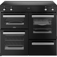 Belling 444411801 100cm Wide Cookcentre Induction Range Cooker in Blac