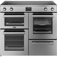 Belling 444411802 100cm Wide Cookcentre Induction Range Cooker in Stai