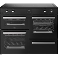 Belling 444411807 110cm Wide Cookcentre Induction Range Cooker in Blac