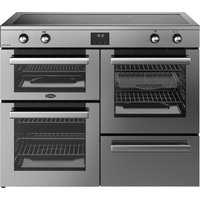 Belling 444411808 110cm Wide Cookcentre Induction Range Cooker in Stai