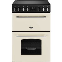 Belling 444411811 60cm Wide Farmhouse Double Oven Cooker in Cream Cera