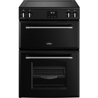 Belling 444411815 60cm Wide Farmhouse Double Oven Cooker in Black Indu