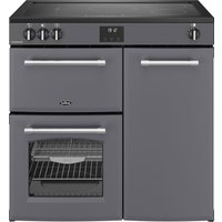 Belling 444411822 90cm Wide Farmhouse Induction Range Cooker in Anthra
