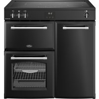 Belling 444411823 90cm Wide Farmhouse Induction Range Cooker in Black