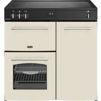 Belling 444411824 90cm Wide Farmhouse Induction Range Cooker in Cream