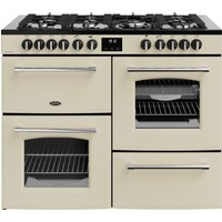 Belling 444411839 110cm Wide Farmhouse Dual Fuel Range Cooker in Cream
