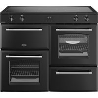 Belling 444411841 110cm Wide Farmhouse Induction Range Cooker in Black