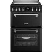 Stoves 444411844 60cm Wide Richmond Deluxe Dual Fuel Cooker in Black