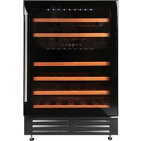 GDHA 444443283 60cm Integrated Wine Cooler in Black 46 Bottle Capacity