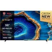 TCL 98C805K 98 4K HDR UHD Smart Mini LED TV Dolby Vision IQ Atmos