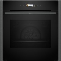Neff B24CR31G0B N70 Built In Electric Pyrolytic Oven in Black with Gra