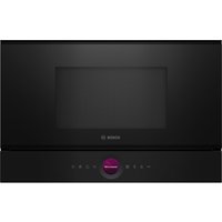 Bosch BFL7221B1B Series 8 Built In Microwave Oven in Black 900W 21 Lit