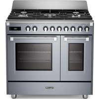 Delonghi BS965TMXS 90cm Wide Bassano Dual Fuel Range Cooker in Slate G