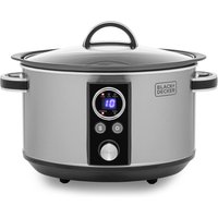 Black Decker BXSC16044GB 3 5L Digital Sear Stew Slow Cooker Black Chro