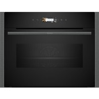 Neff C24MR21G0B N70 Built In Compact Oven Microwave in Black with Grap