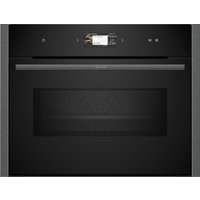 Neff C24MS71G0B N90 Built In Compact Oven Microwave in Black with Grap