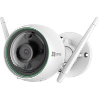 Sonic Direct Ezviz C3N WHITE Outdoor Smart Wi Fi Camera in White AI Human Detection