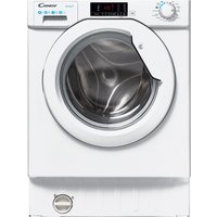 Candy CBW48D1W4 Integrated 8kg 1400 Spin Washing Machine B Rated Hygie
