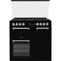 Leisure CC90F531K 90cm Wide Chefmaster Dual Fuel Range Cooker in Black
