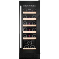 CDA CFWC304BL 30cm Freestanding Wine Cooler in Black 19 Bottle