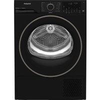 Hotpoint CHD94MBBSUK 9kg Heat Pump Condenser Dryer in Black A Rated Fa