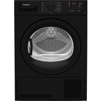 Hotpoint CHDC82BBGDUK 8kg Condenser Dryer in Black B Rated Sensor Dryi