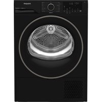 Hotpoint CHSD82MBBUK 8kg Heat Pump Condenser Dryer in Black A Rated Pe