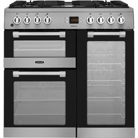 Leisure CK90F530X 90cm Wide Cookmaster Dual Fuel Range Cooker in Stain
