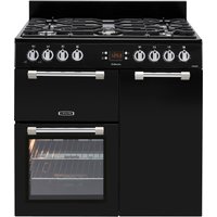 Leisure CK90G232K 90cm Wide Cookmaster Gas Range Cooker in Black