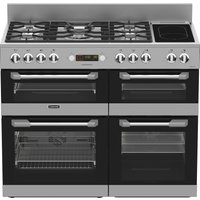 Leisure CS110F722X 110cm Wide Cuisinemaster Dual Fuel Range Cooker in
