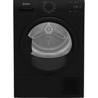Indesit CYD92DBBUK 9kg Heat Pump Condenser Dryer in Black A Rated Stea